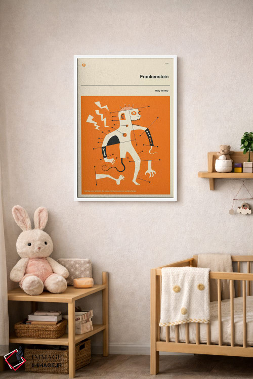 تابلو مدرن فرانکنشتاین اثر جازبری بلو - D3W
