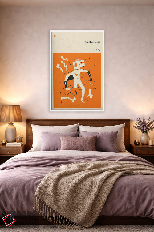 تابلو مدرن فرانکنشتاین اثر جازبری بلو - D2W