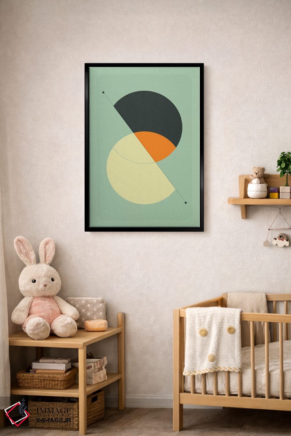 تابلو مینیمال تیک تاک ۲۱ اثر جازبری بلو - D4B