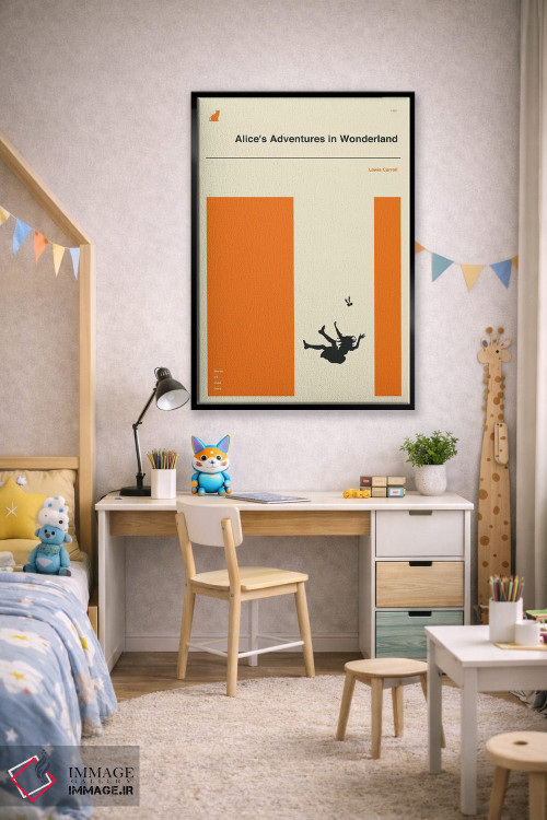 تابلو دکوراتیو ماجراهای آلیس در سرزمین عجایب ۱ اثر جازبری بلو - D2B