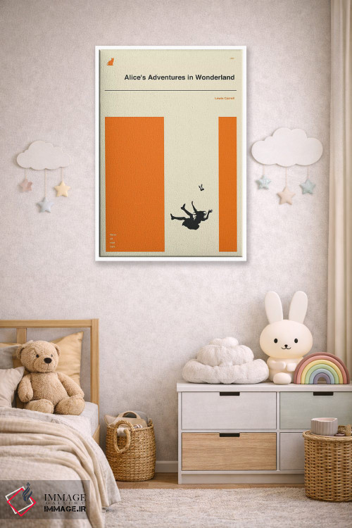 تابلو دکوراتیو ماجراهای آلیس در سرزمین عجایب ۱ اثر جازبری بلو - D4W