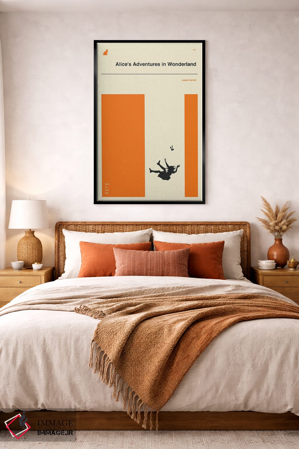تابلو دکوراتیو ماجراهای آلیس در سرزمین عجایب ۱ اثر جازبری بلو - D5B