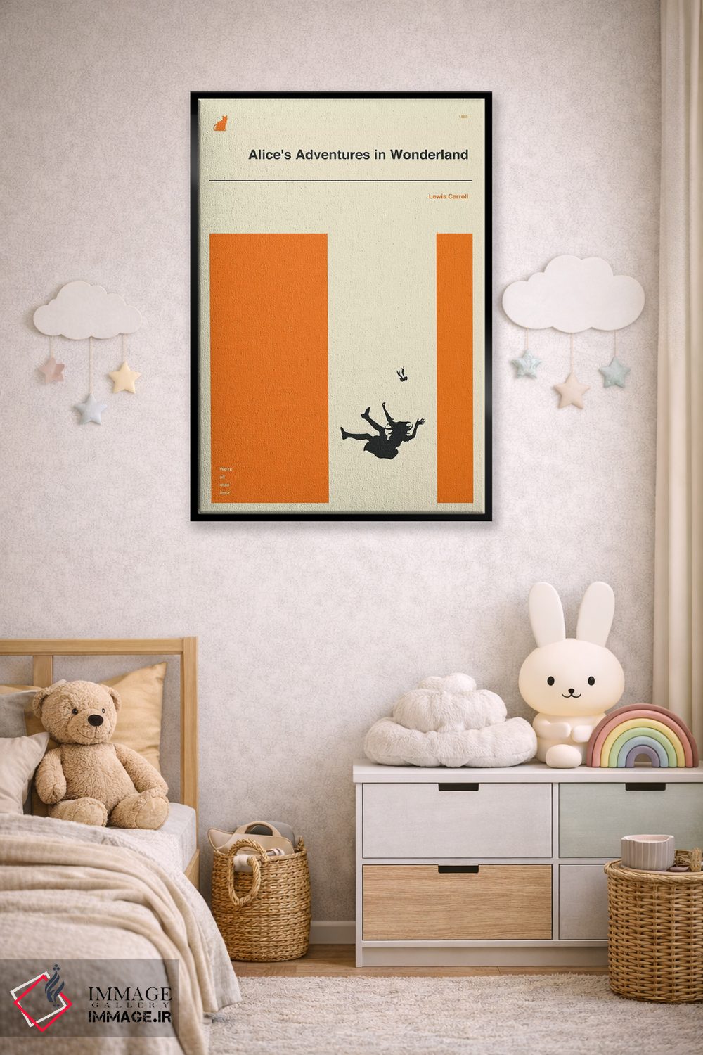 تابلو دکوراتیو ماجراهای آلیس در سرزمین عجایب ۱ اثر جازبری بلو - D6B
