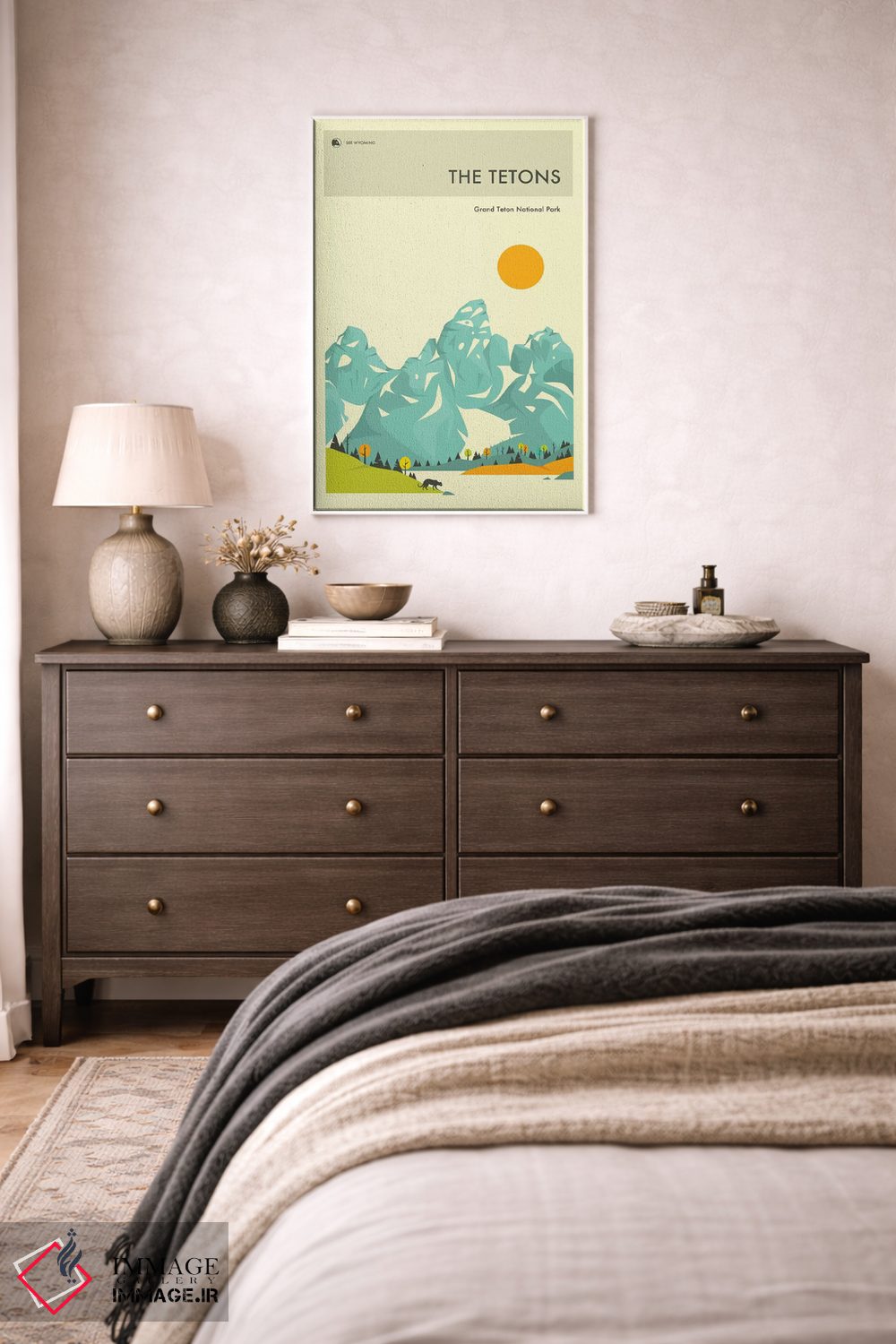 تابلو دکوراتیو گرند تتون ۲ اثر جازبری بلو - D2W