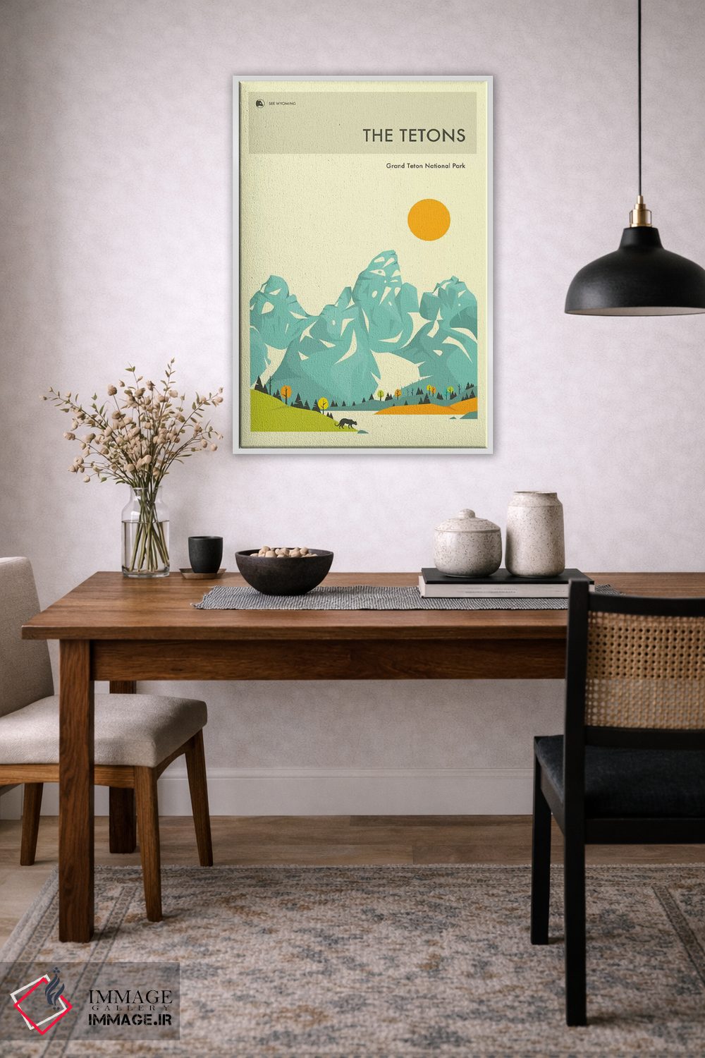 تابلو دکوراتیو گرند تتون ۲ اثر جازبری بلو - D3W