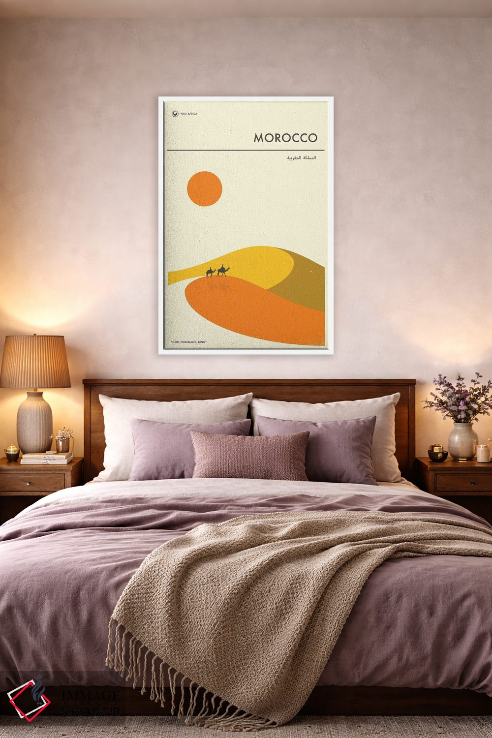 تابلو دکوراتیو مراکش II اثر جازبری بلو - D1W