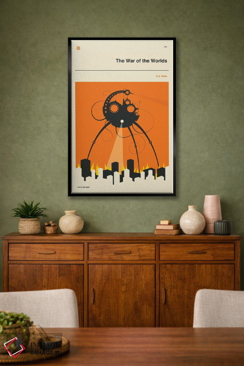 تابلو دکوراتیو جنگ دنیاها اثر جازبری بلو - D1B