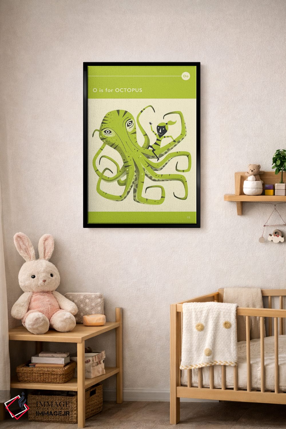 تابلو دکوراتیو ا برای اختاپوس است اثر جازبری بلو - D5B