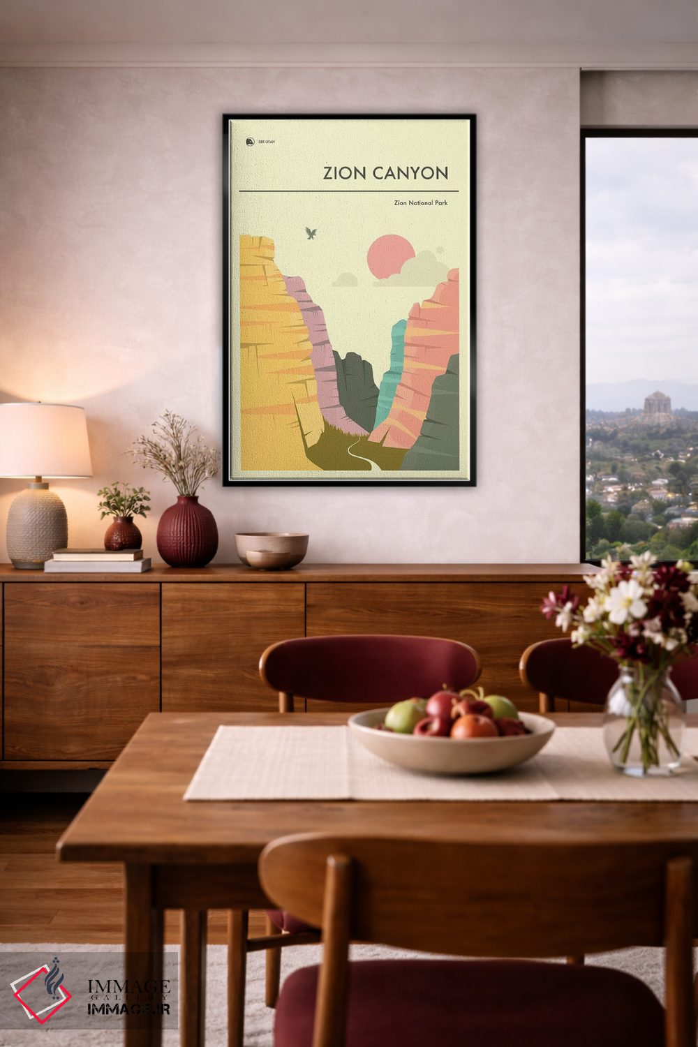 تابلو دکوراتیو Zion National Park II,دره زایان، پارک ملی زایان II اثر جازبری بلو - D4B