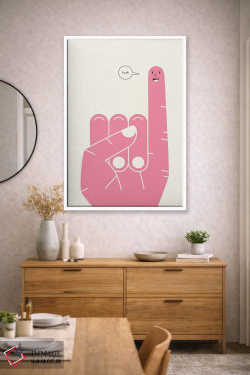 تابلو مدرن قول انگشتی اثر جازبری بلو - D1W