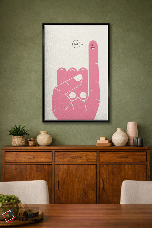 تابلو مدرن قول انگشتی اثر جازبری بلو - D2B