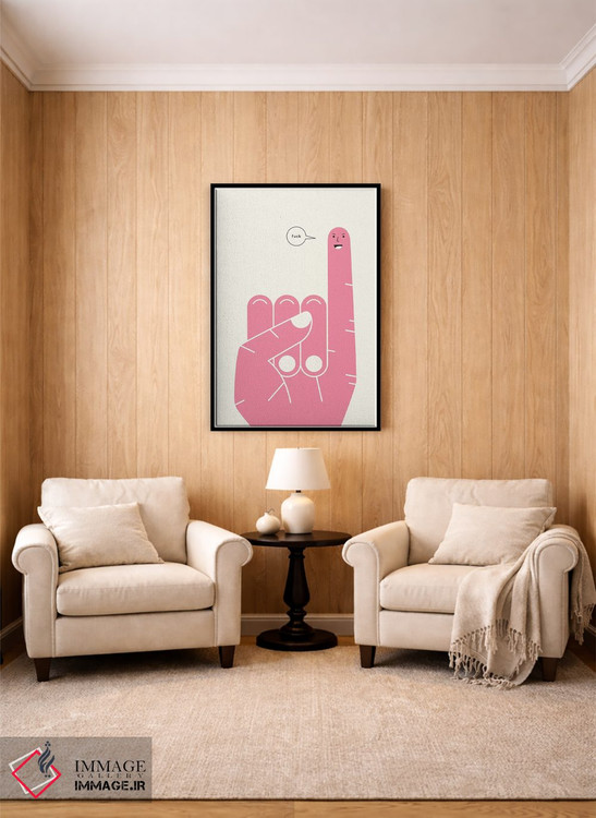 تابلو مدرن قول انگشتی اثر جازبری بلو - D5B