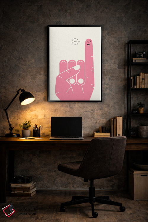 تابلو مدرن قول انگشتی اثر جازبری بلو - D6B