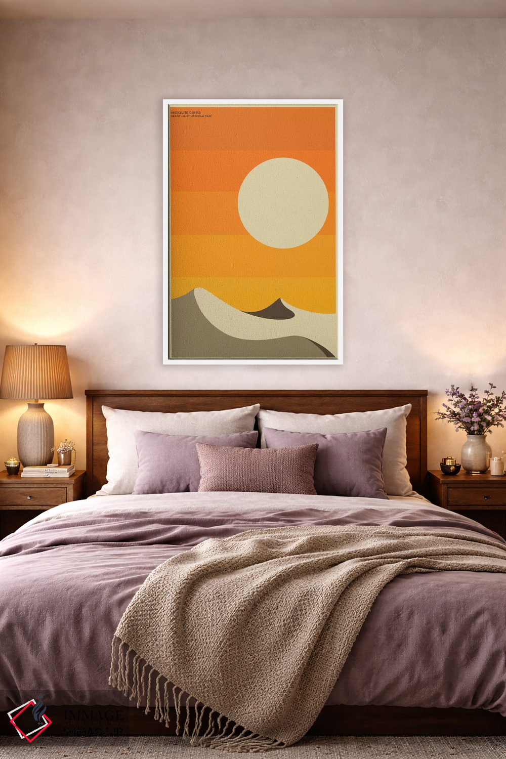 تابلو دکوراتیو دره مرگ I اثر جازبری بلو - D3W