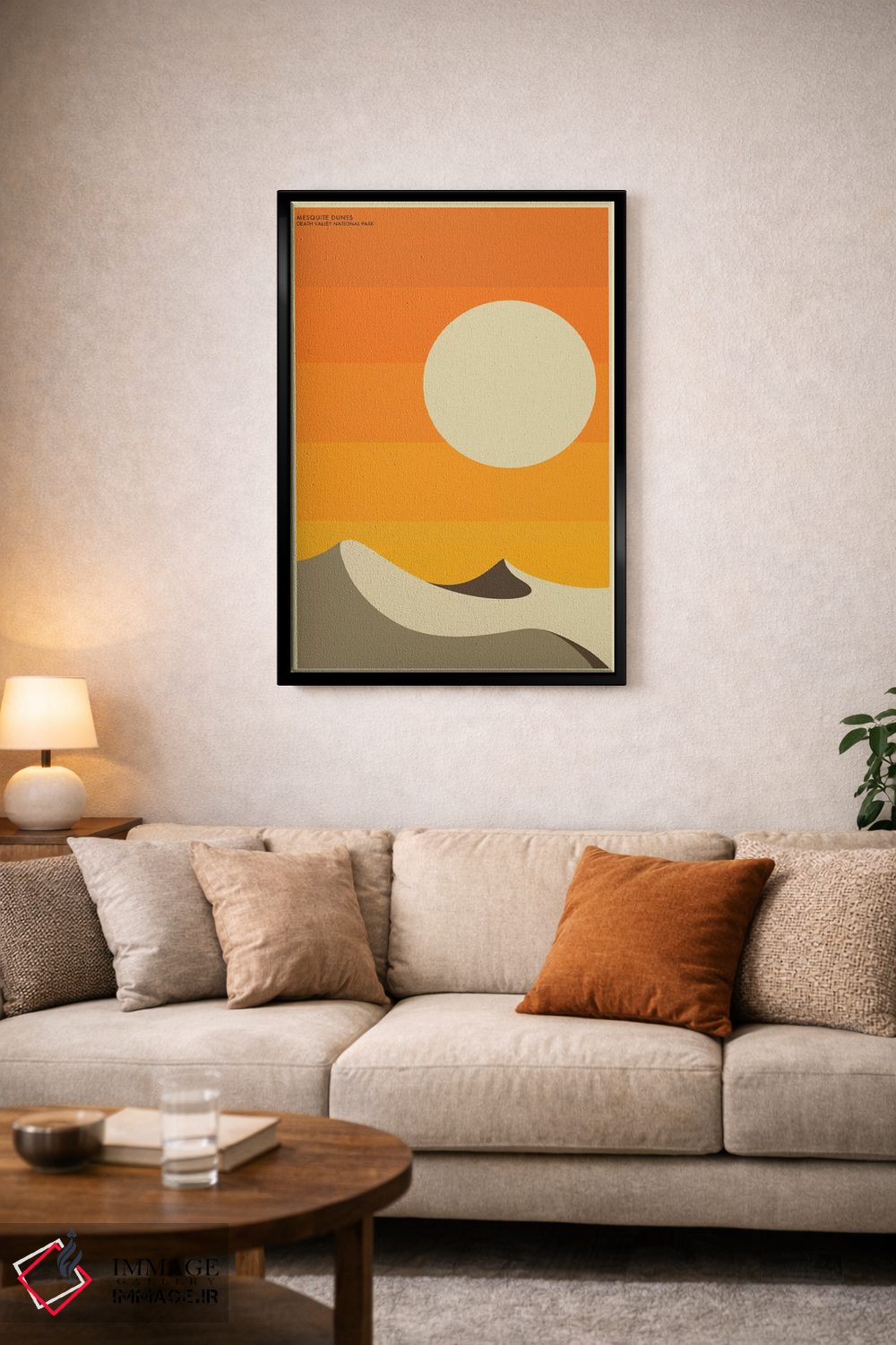 تابلو دکوراتیو دره مرگ I اثر جازبری بلو - D5B