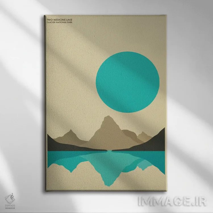 تابلو دکوراتیو یخچال طبیعی اثر جازبری بلو - نمای روبهرو روی دیوار