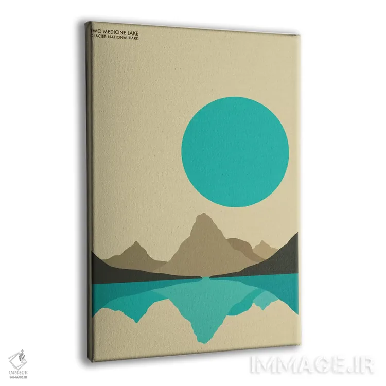 تابلو دکوراتیو یخچال طبیعی اثر جازبری بلو - نمای پرسپکتیو محصول