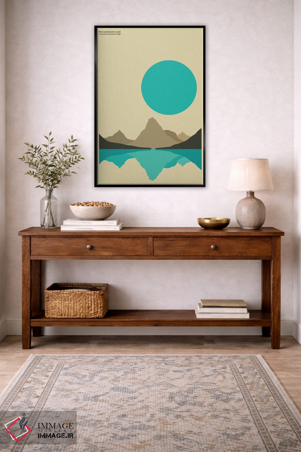 تابلو دکوراتیو یخچال طبیعی اثر جازبری بلو - D4B