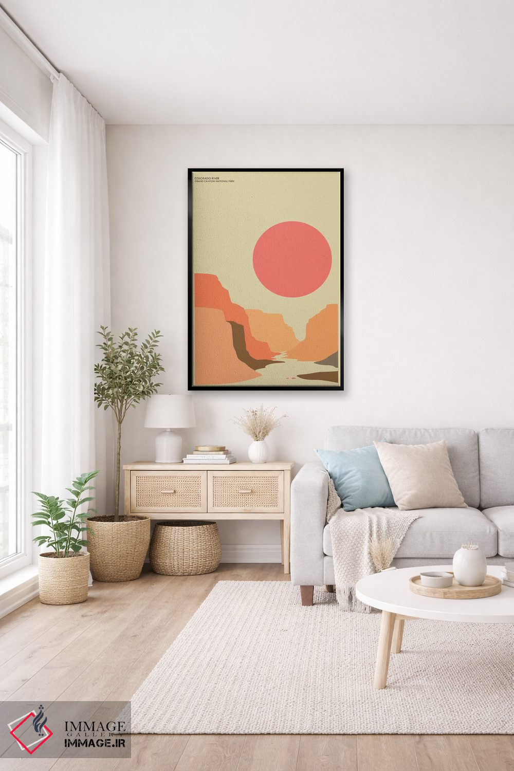 تابلو دکوراتیو گرند کنیون اثر جازبری بلو - D5B