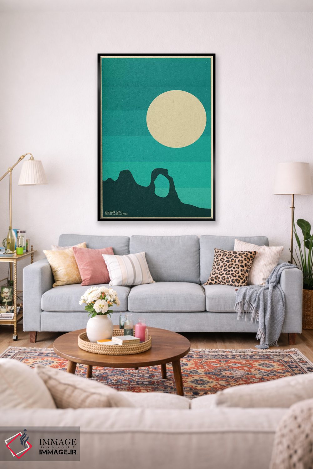 تابلو مینیمال طاق ها اثر جازبری بلو - D2B