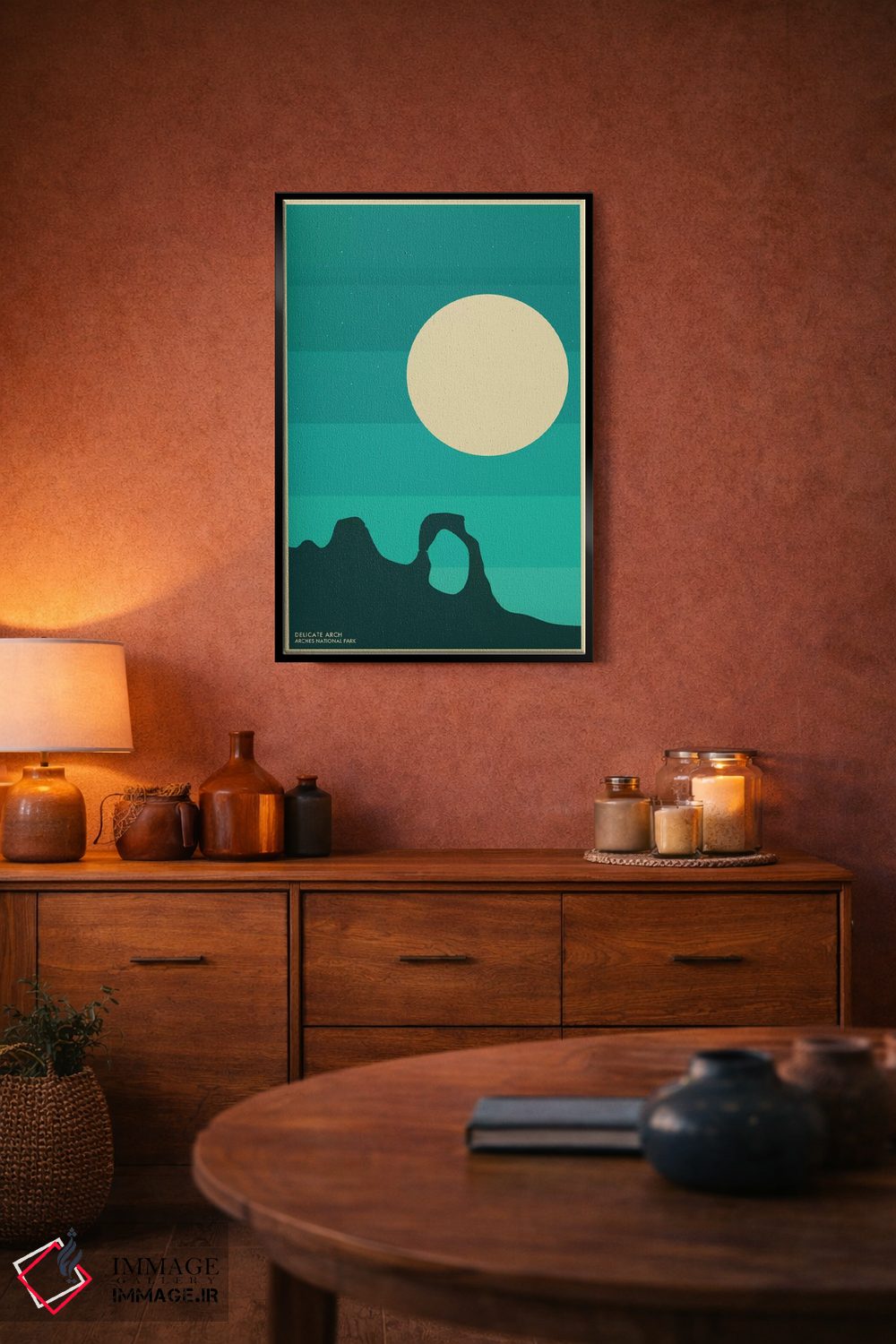 تابلو مینیمال طاق ها اثر جازبری بلو - D4B