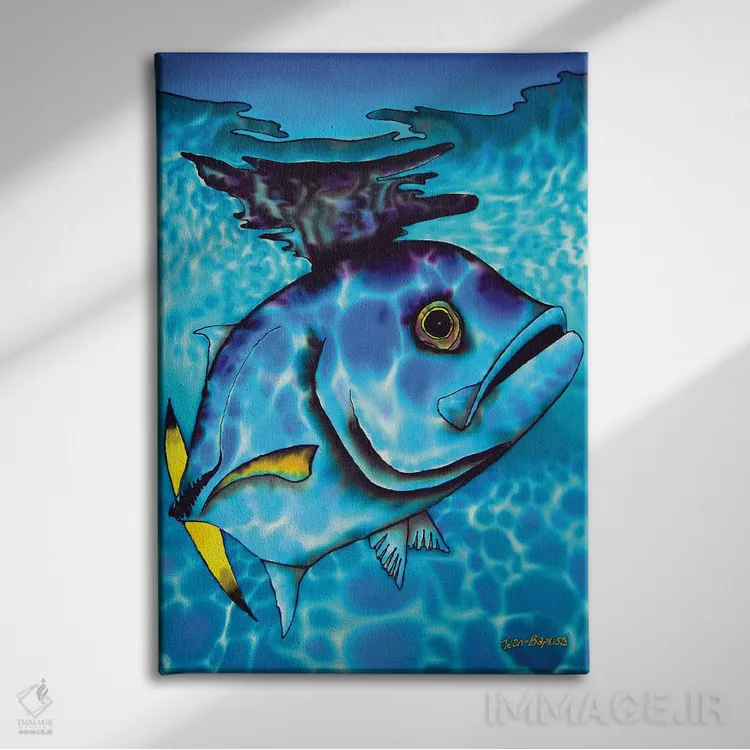 تابلو دکوراتیو جک چشم اسبی اثر دنیل ژان-باپتیست - نمای روبهرو روی دیوار