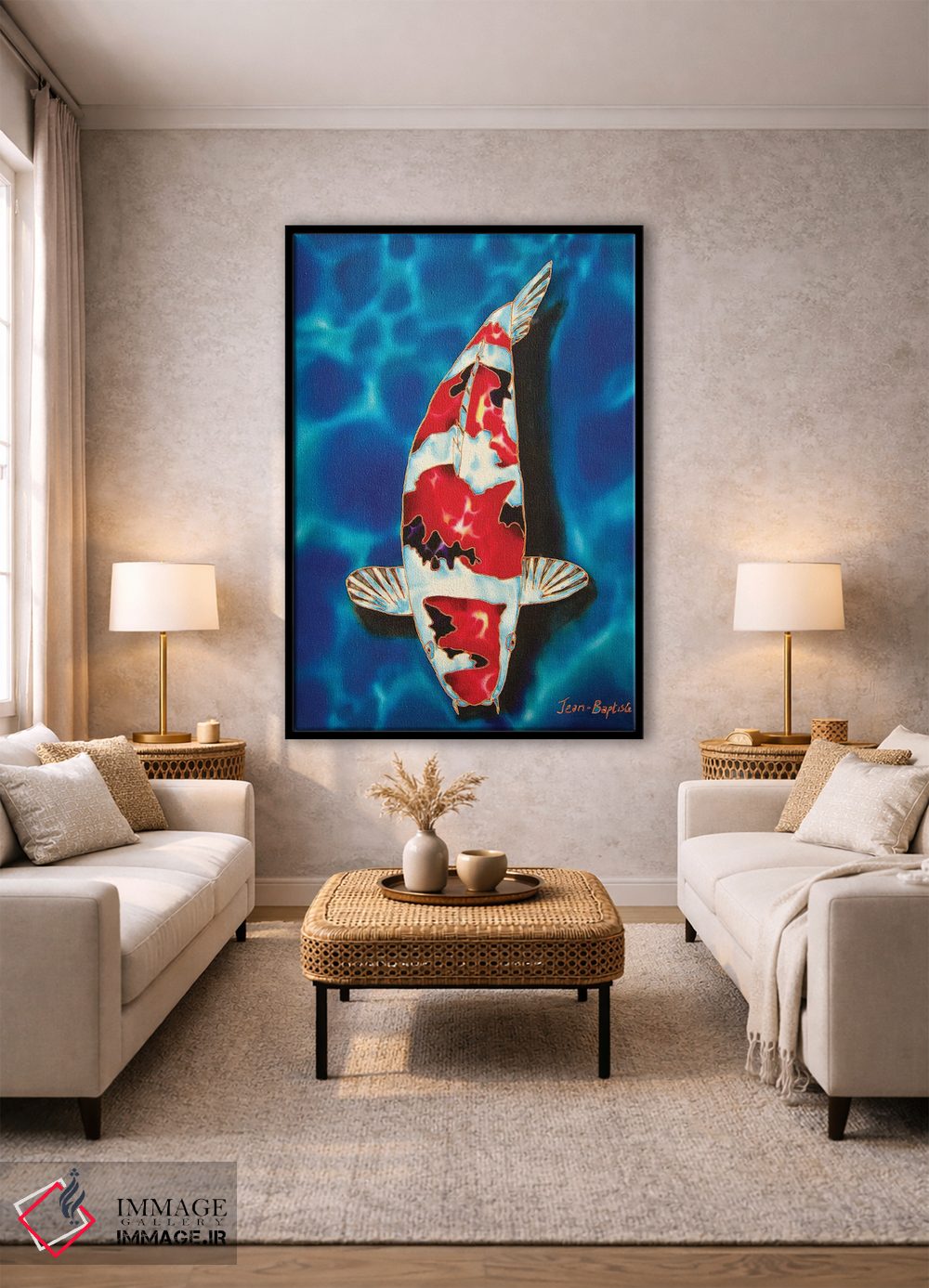 تابلو دکوراتیو ۱ ماهی کوی اثر دنیل ژان-باپتیست - D1B