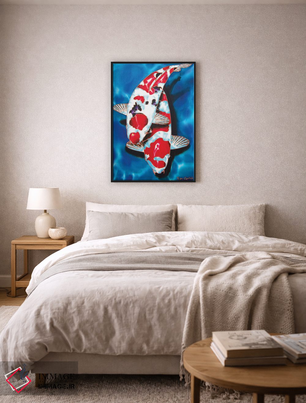 تابلو دکوراتیو ۲ ماهی کوی اثر دنیل ژان-باپتیست - D5B