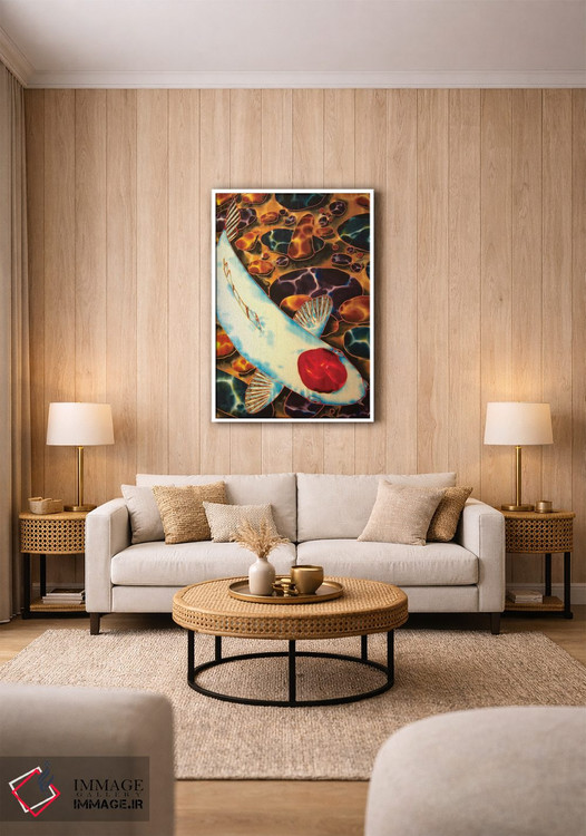 تابلو دکوراتیو کوی ژاپنی اثر دنیل ژان-باپتیست - D1W