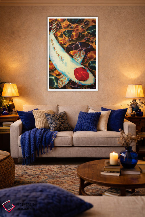 تابلو دکوراتیو کوی ژاپنی اثر دنیل ژان-باپتیست - D2W