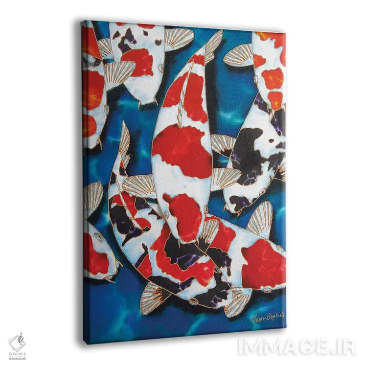 تابلو دکوراتیو ۸ ماهی کوی اثر دنیل ژان-باپتیست - نمای پرسپکتیو محصول