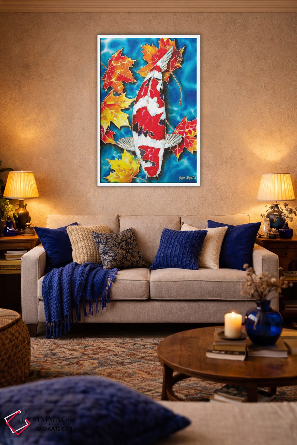 تابلو دکوراتیو کوی و برگ افرا اثر دنیل ژان-باپتیست - D2W