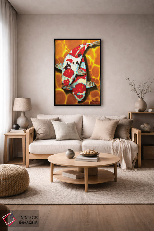 تابلو دکوراتیو کوی در برکه بلورین اثر دنیل ژان-باپتیست - D5B