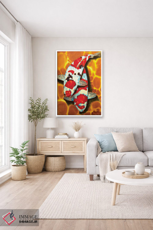 تابلو دکوراتیو کوی در برکه بلورین اثر دنیل ژان-باپتیست - D3W