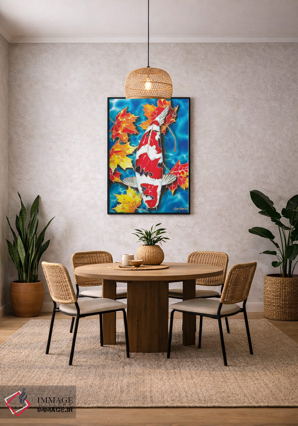 تابلو دکوراتیو کوی و برگ افرا اثر دنیل ژان-باپتیست - D4B