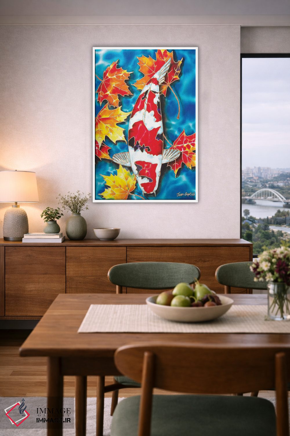 تابلو دکوراتیو کوی و برگ افرا اثر دنیل ژان-باپتیست - D5W