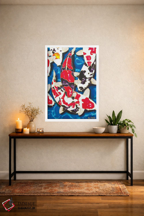 تابلو دکوراتیو باغ کوی ژاپنی اثر دنیل ژان-باپتیست - D4W