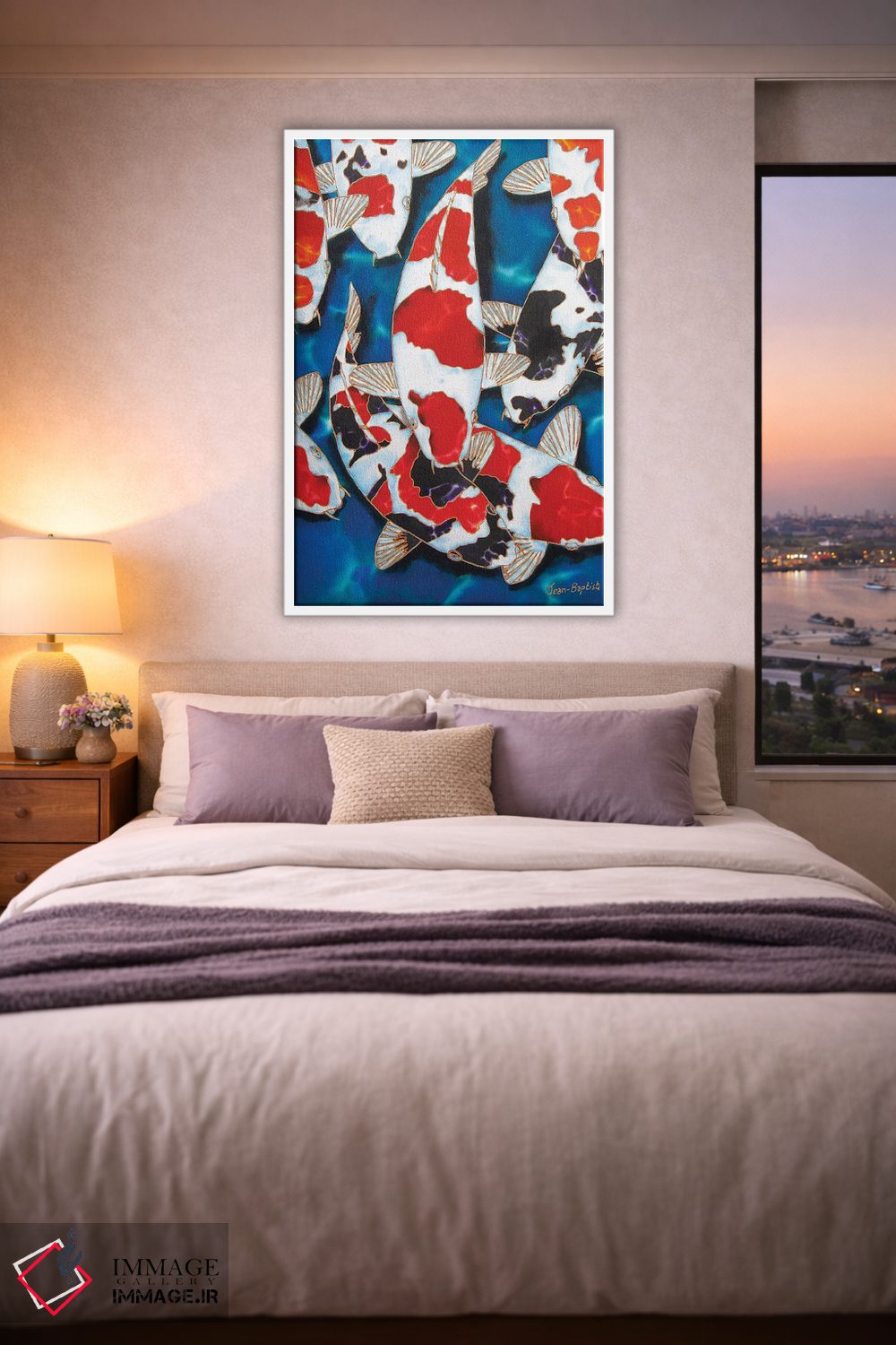 تابلو دکوراتیو ۸ ماهی کوی اثر دنیل ژان-باپتیست - D2W