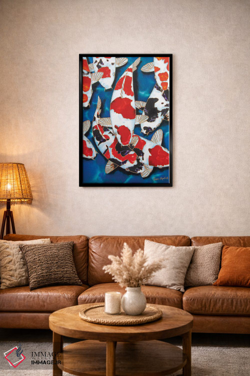 تابلو دکوراتیو ۸ ماهی کوی اثر دنیل ژان-باپتیست - D3B