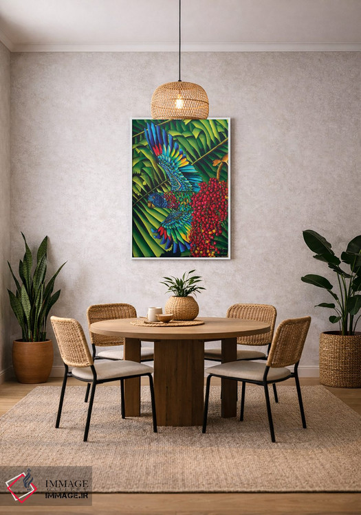 تابلو دکوراتیو پرنده بهشت سن لوسیا اثر دنیل ژان-باپتیست - D2W