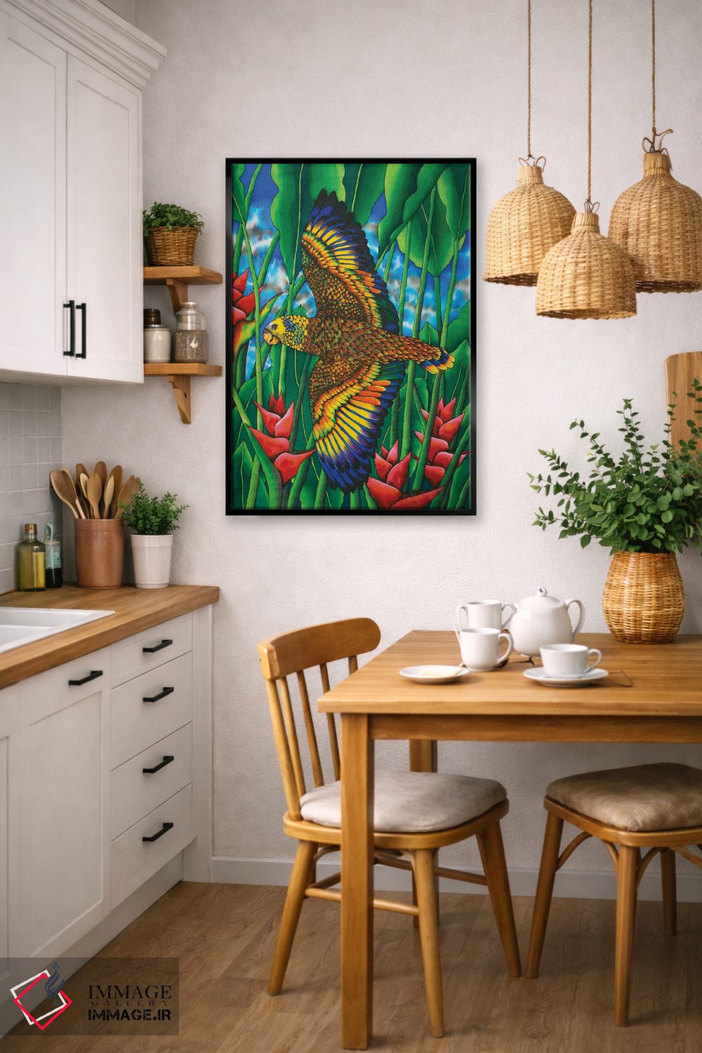 تابلو دکوراتیو آمازونای سنت وینسنت اثر دنیل ژان-باپتیست - D6B