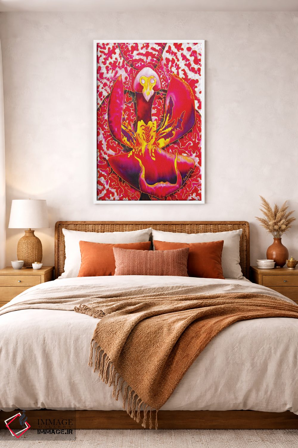 تابلو دکوراتیو ارکیده پرشور اثر دنیل ژان-باپتیست - D3W