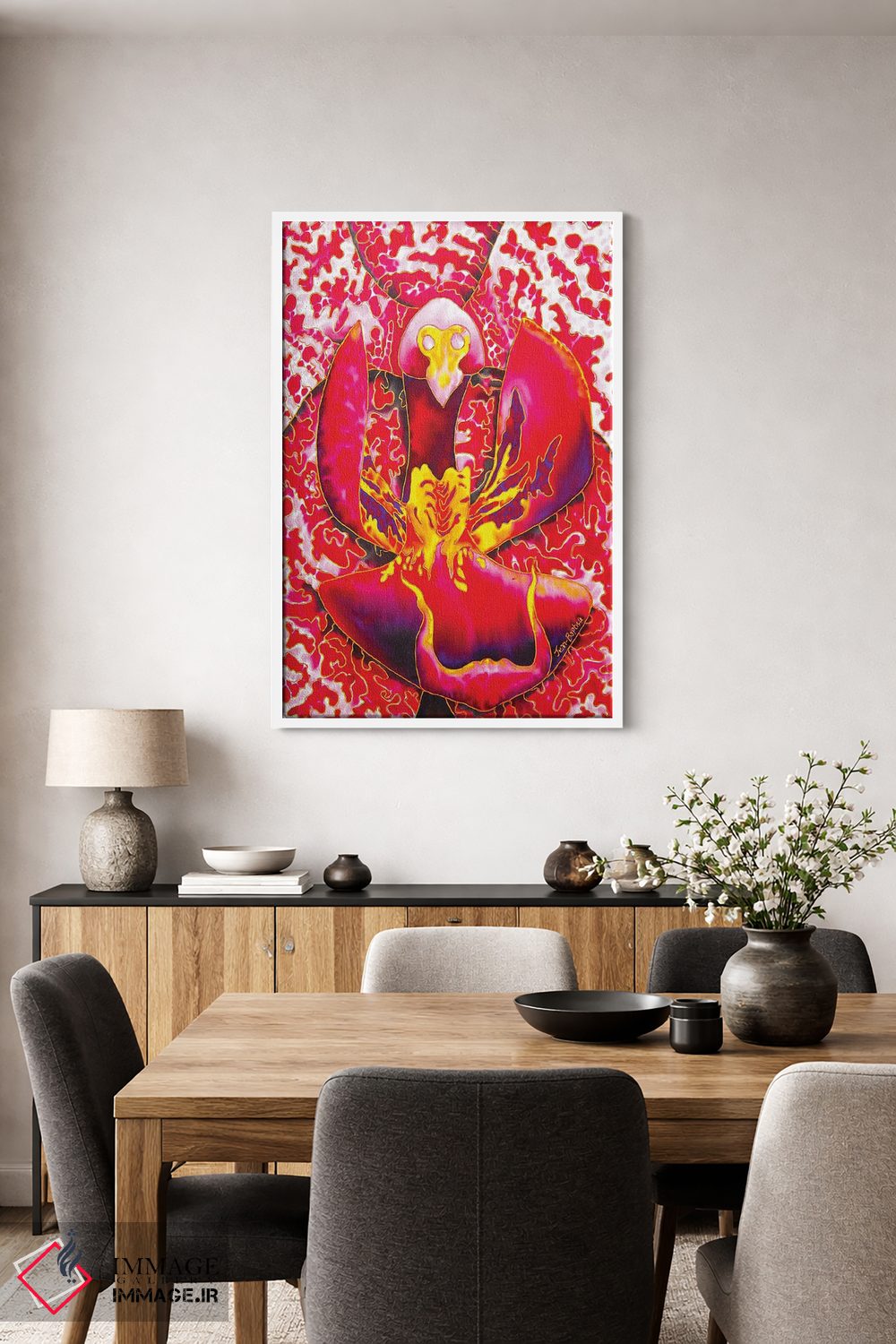 تابلو دکوراتیو ارکیده پرشور اثر دنیل ژان-باپتیست - D4W