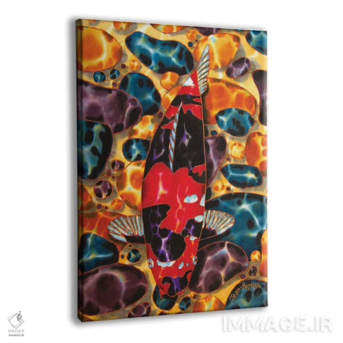 تابلو دکوراتیو کوی در برکه سنگی اثر دنیل ژان-باپتیست - نمای پرسپکتیو محصول