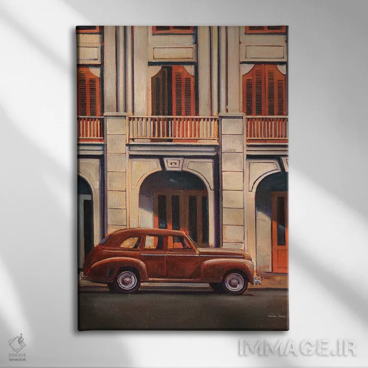 تابلو دکوراتیو آخرین ایستگاه ۱ اثر جوزف کیتس - نمای روبهرو روی دیوار