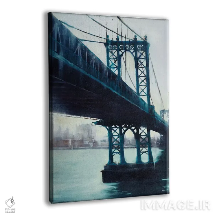 تابلو دکوراتیو عبور از رودخانه اثر جوزف کیتس - نمای پرسپکتیو محصول