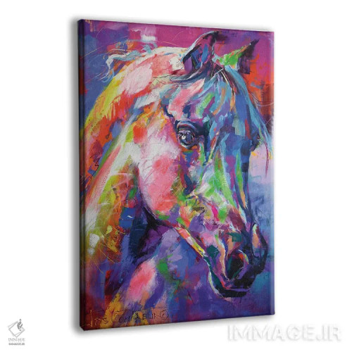 تابلو دکوراتیو اسب اثر ژوس کوفرر - نمای پرسپکتیو محصول