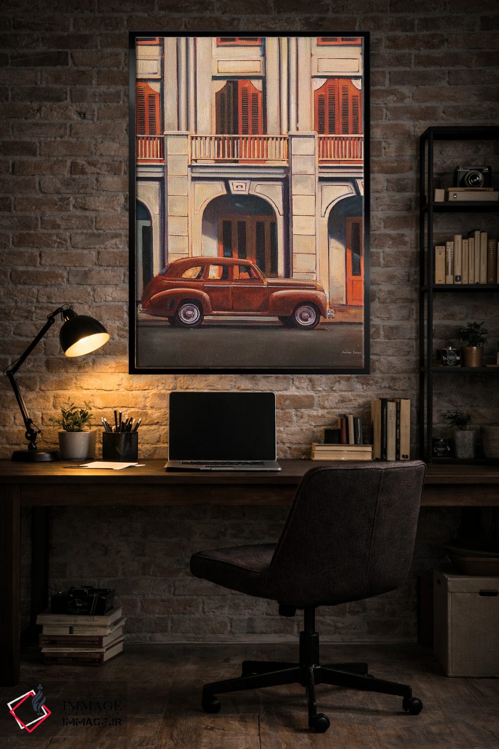 تابلو دکوراتیو آخرین ایستگاه ۱ اثر جوزف کیتس - D6B