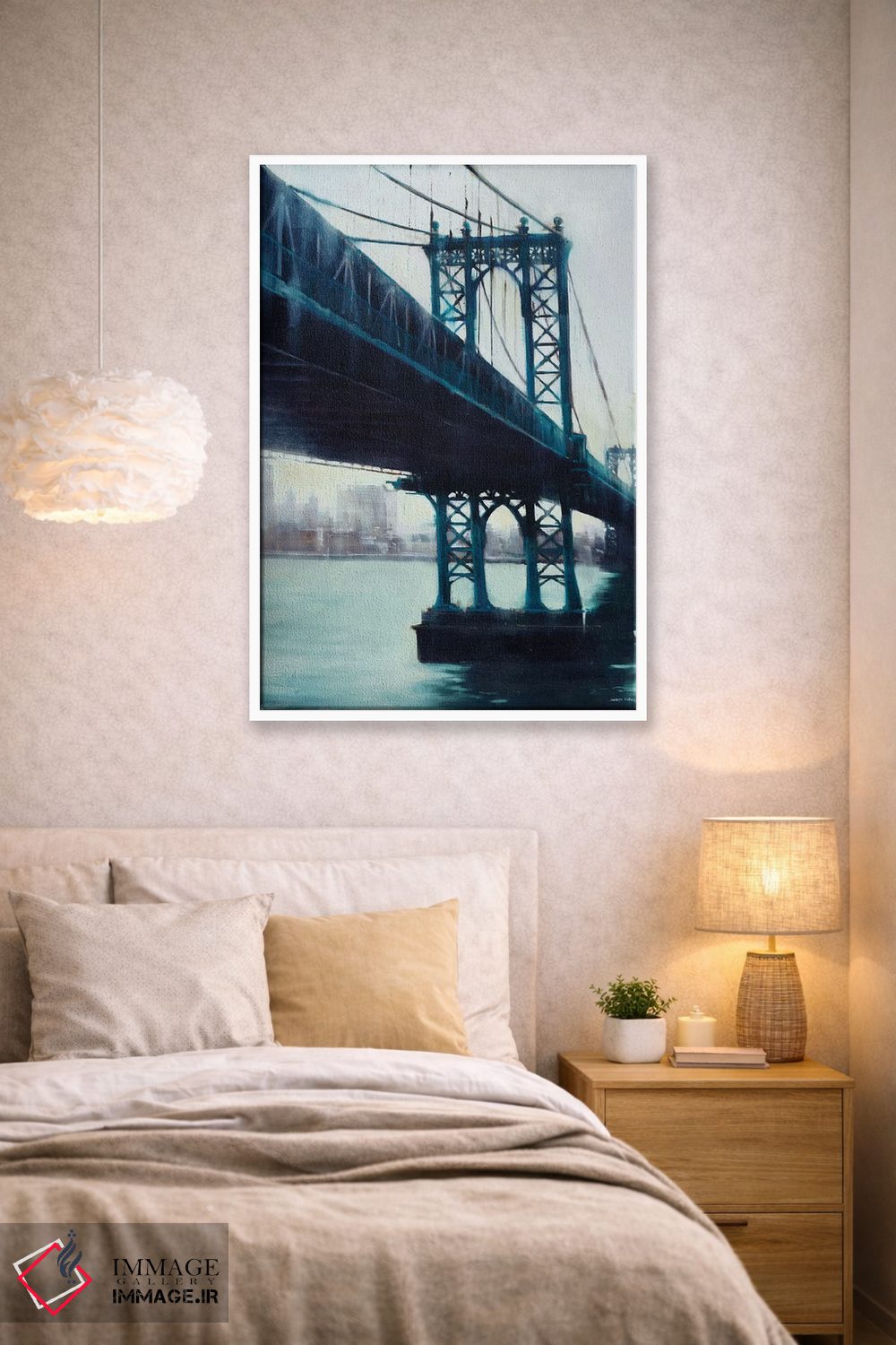 تابلو دکوراتیو عبور از رودخانه اثر جوزف کیتس - D1W