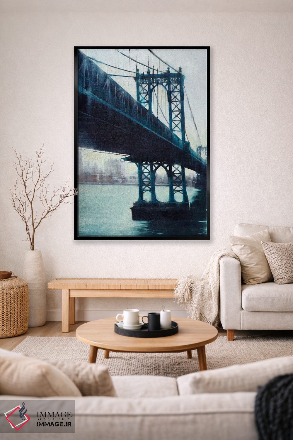 تابلو دکوراتیو عبور از رودخانه اثر جوزف کیتس - D2B